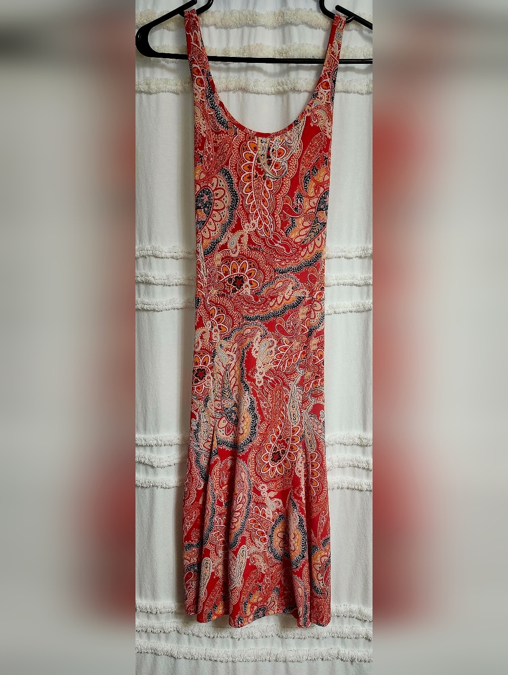 Banana Republic Paisley Crisscross Back Dress.
